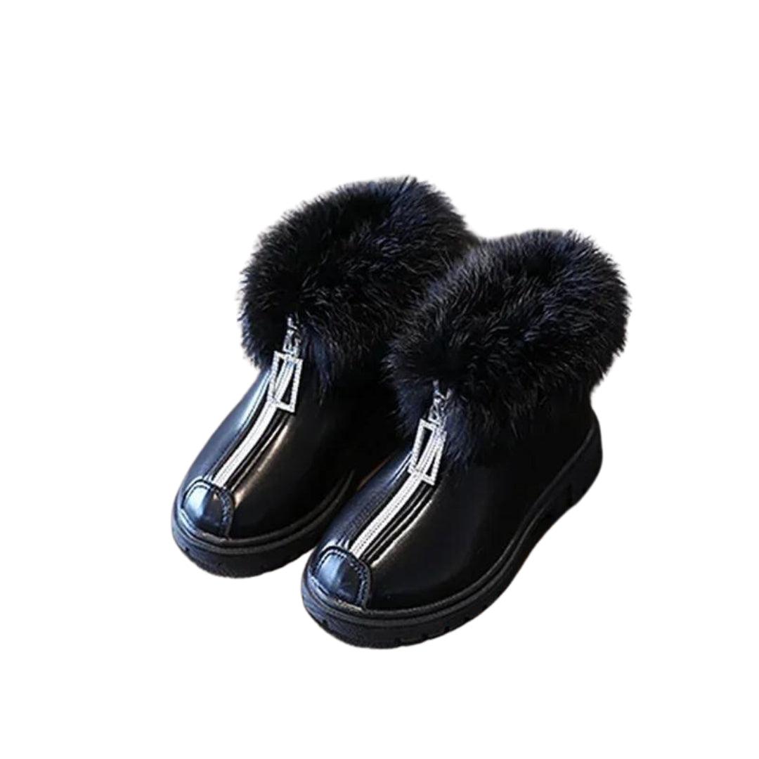 Sparkling Zip Girl's Winter Boots