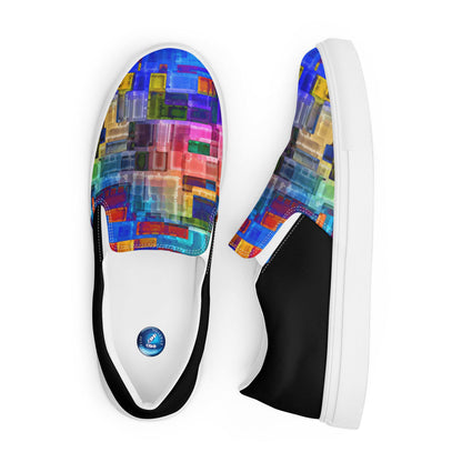 Summer Glass men's slip-on canvas shoes