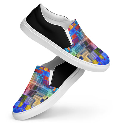 Summer Glass men's slip-on canvas shoes