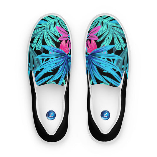 Summer Jungle women's slip-on canvas shoes