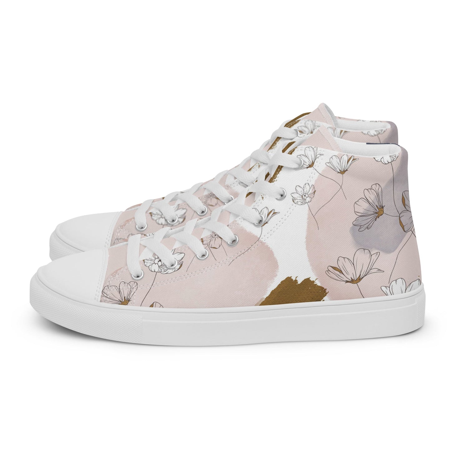 Summer Prairie - Women's high top canvas shoes