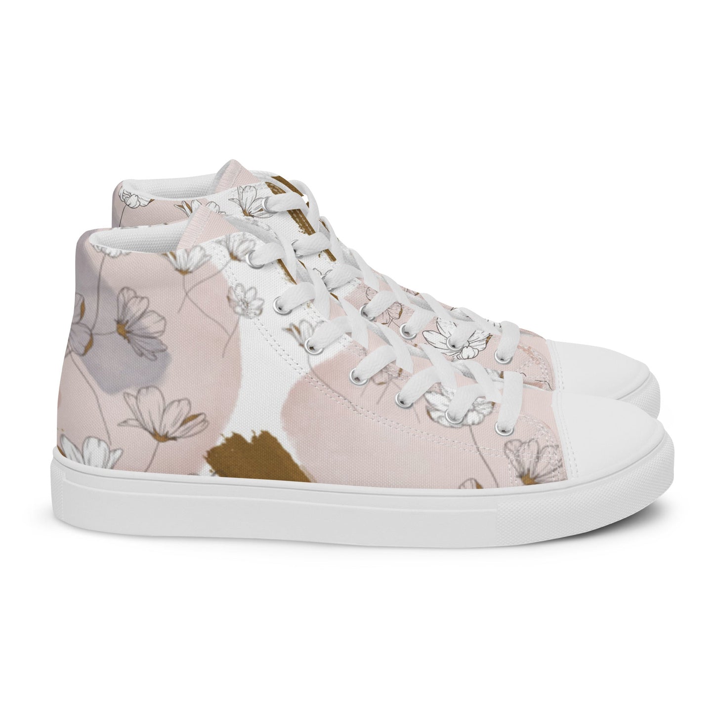 Summer Prairie - Women's high top canvas shoes