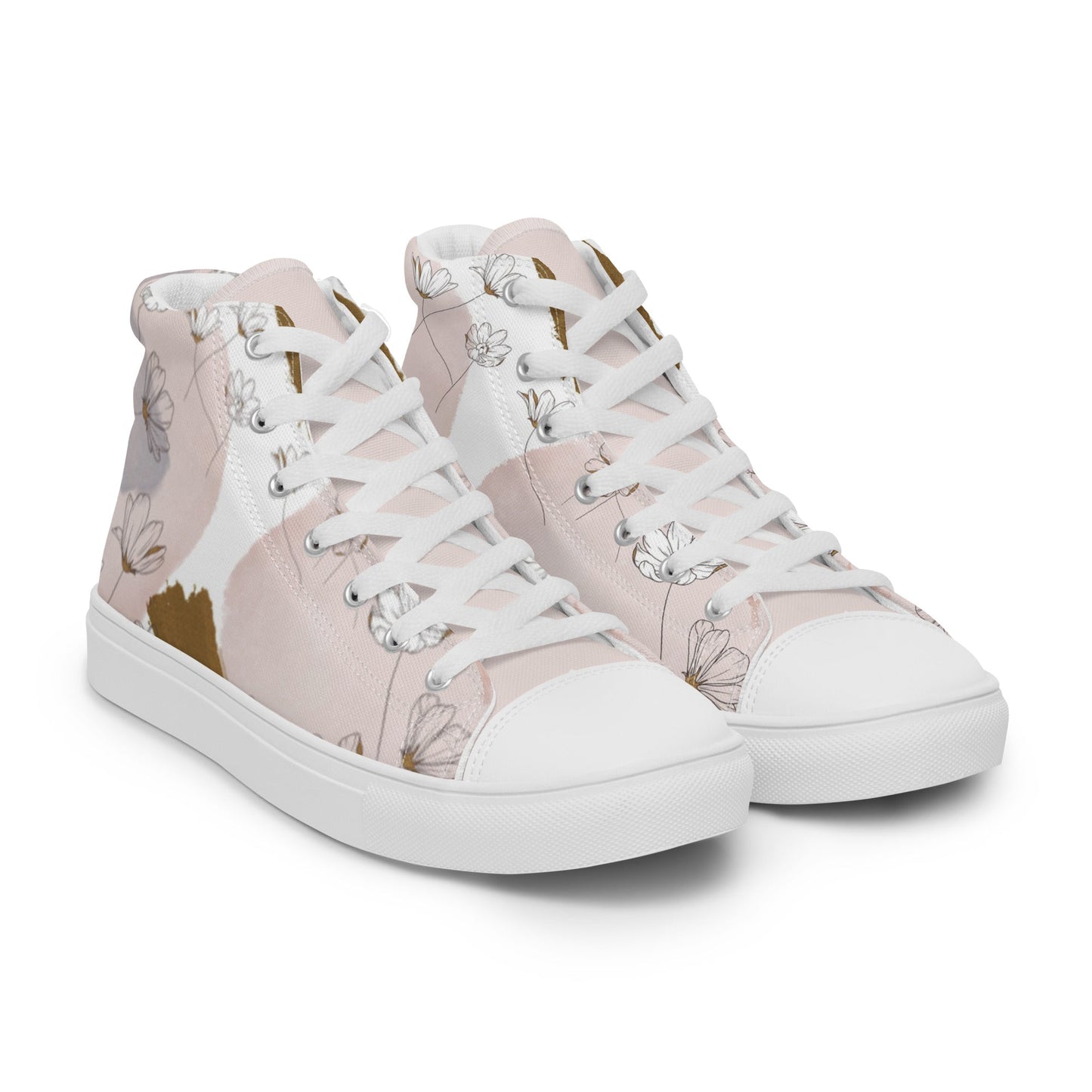 Summer Prairie - Women's high top canvas shoes