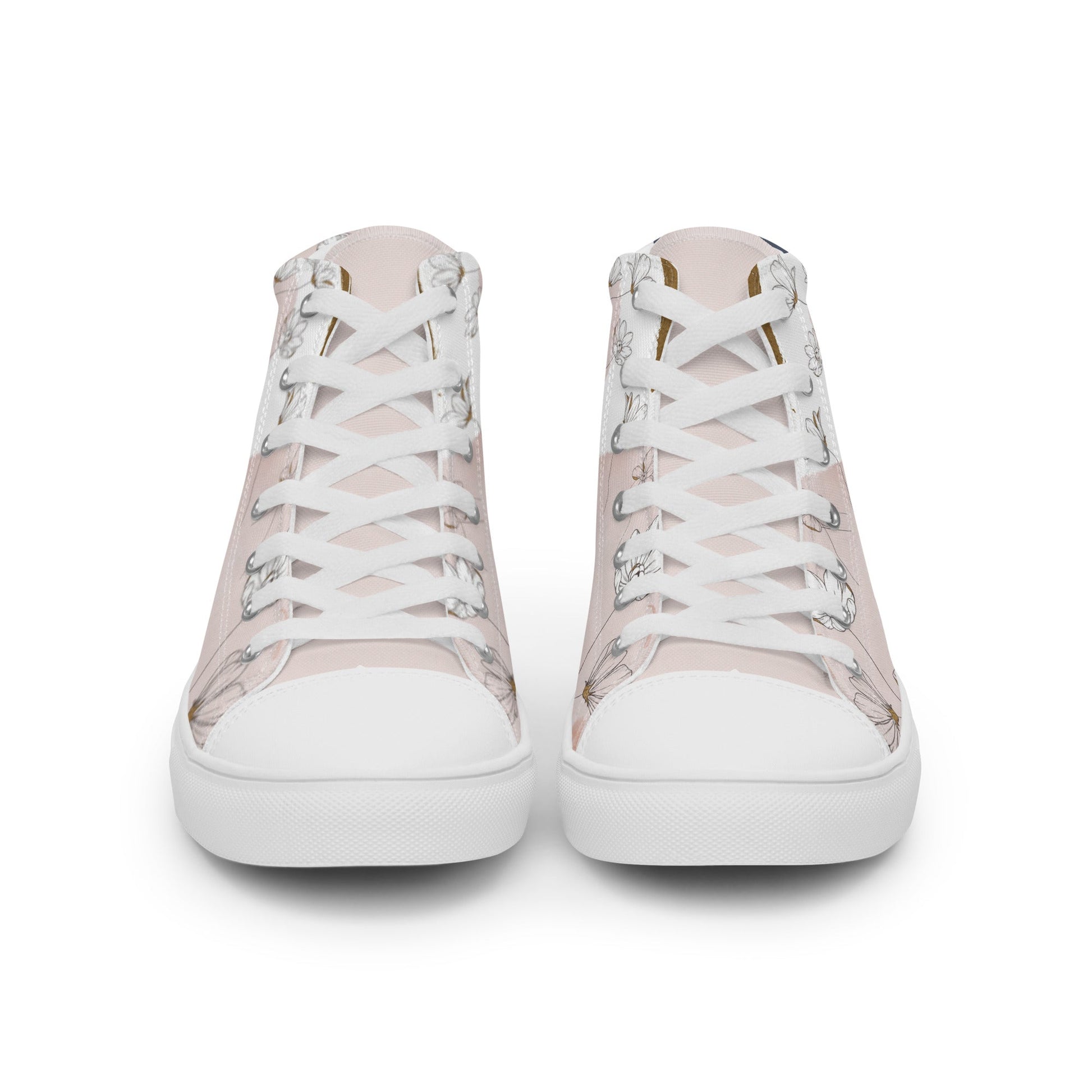 Summer Prairie - Women's high top canvas shoes