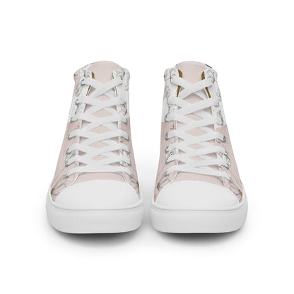 Summer Prairie - Women's high top canvas shoes