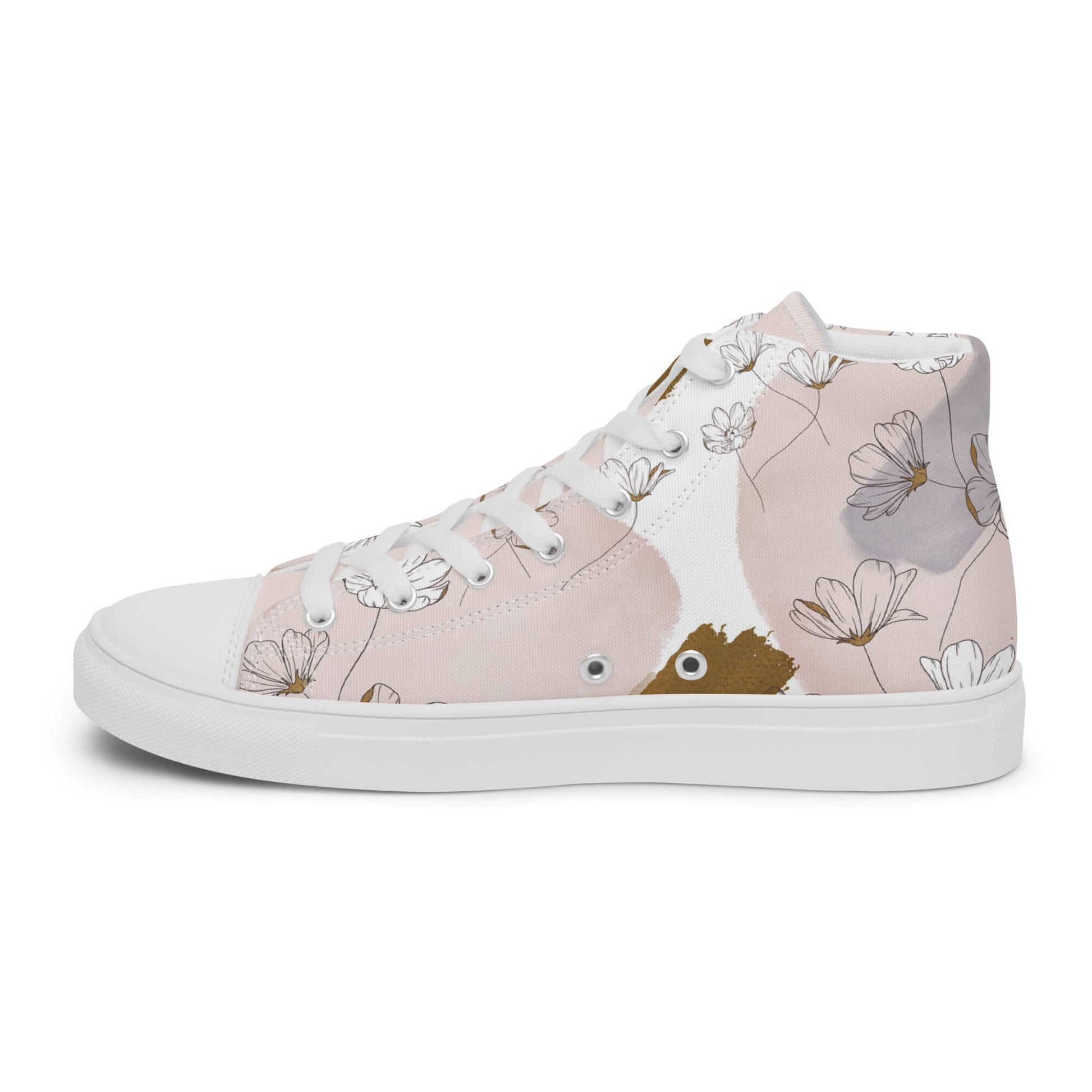 Summer Prairie - Women's high top canvas shoes