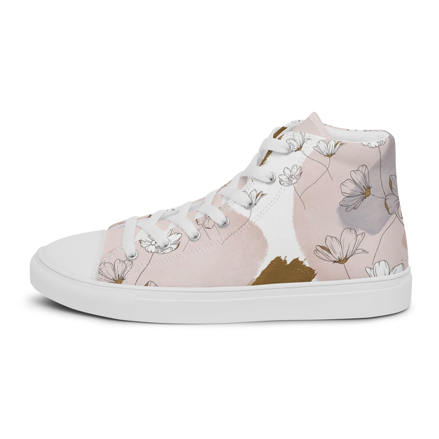 Summer Prairie high top canvas shoes