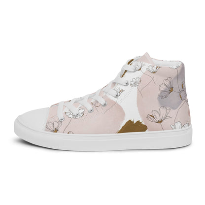 Summer Prairie high top canvas shoes