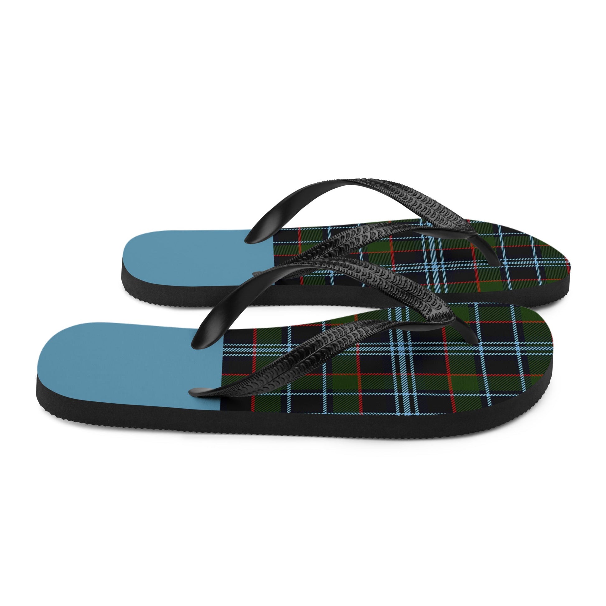 Tartan Blues Flip-Flops