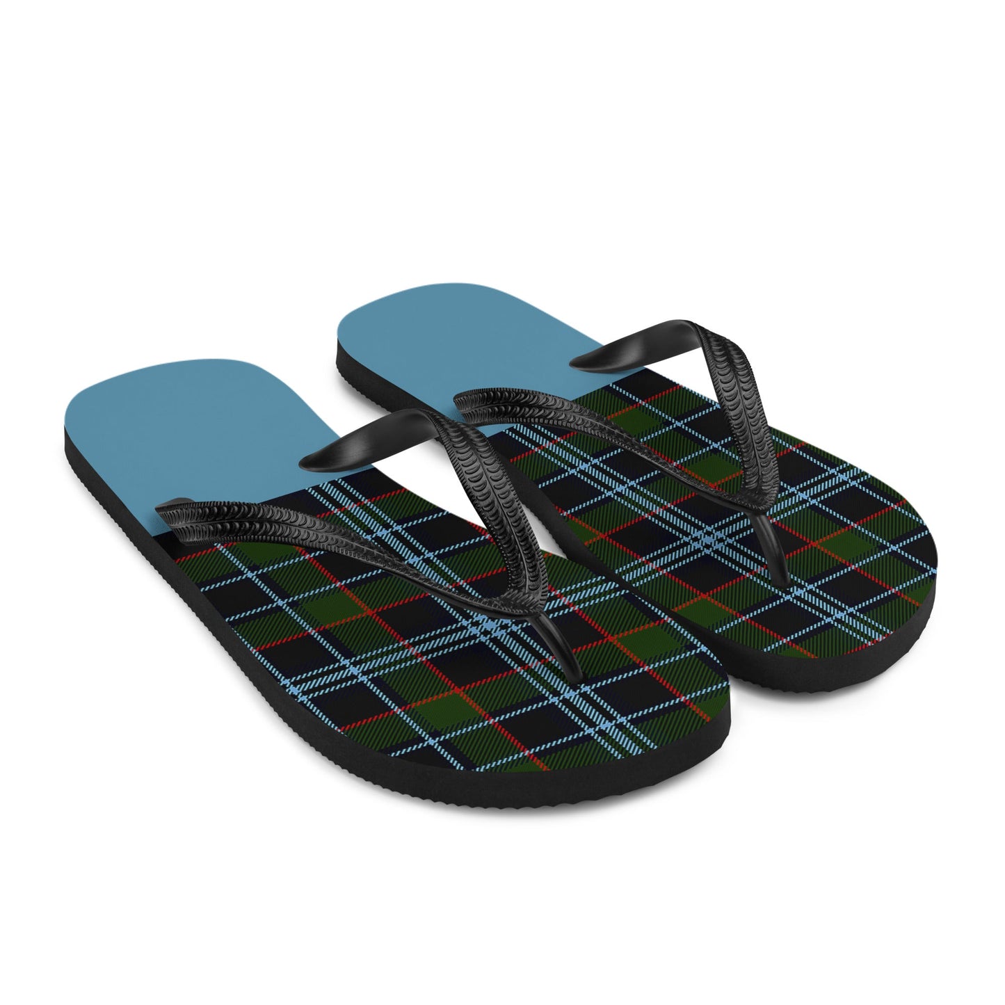 Tartan Blues Flip-Flops