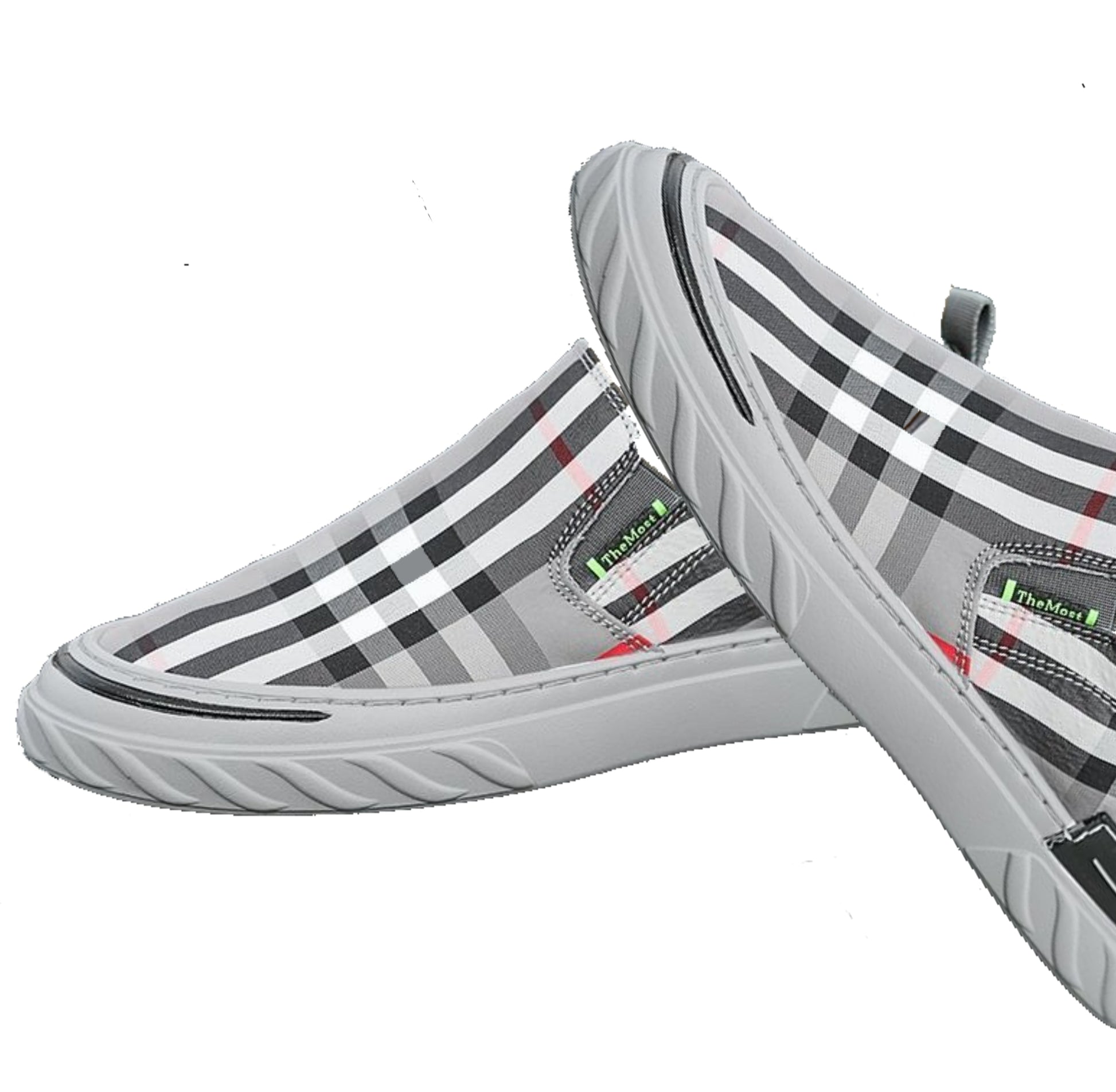 Tartan Family men's slip-on canvas shoes