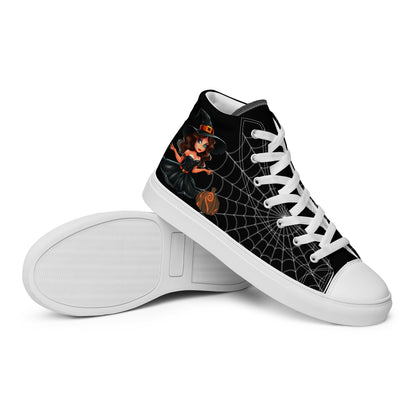 The Beautiful Witch - Halloween High top Canvas - Women