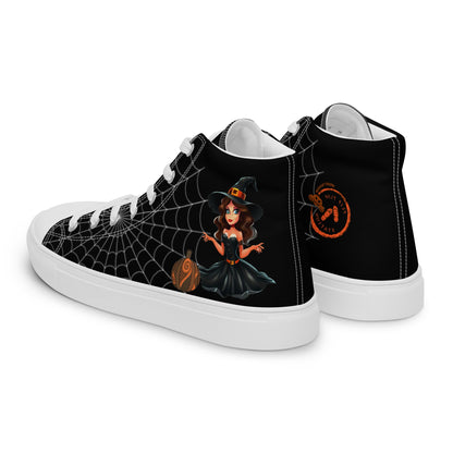 The Beautiful Witch - Halloween High top Canvas - Women