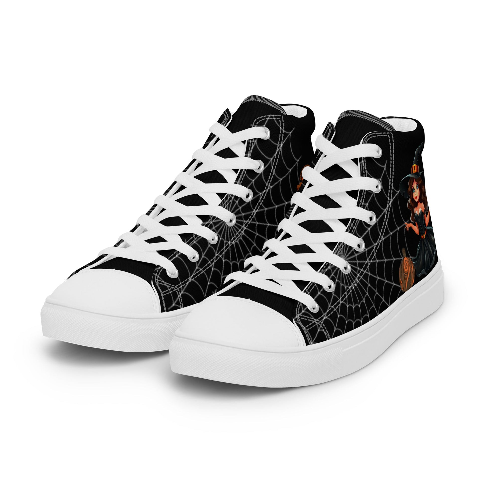 The Beautiful Witch - Halloween High top Canvas - Women