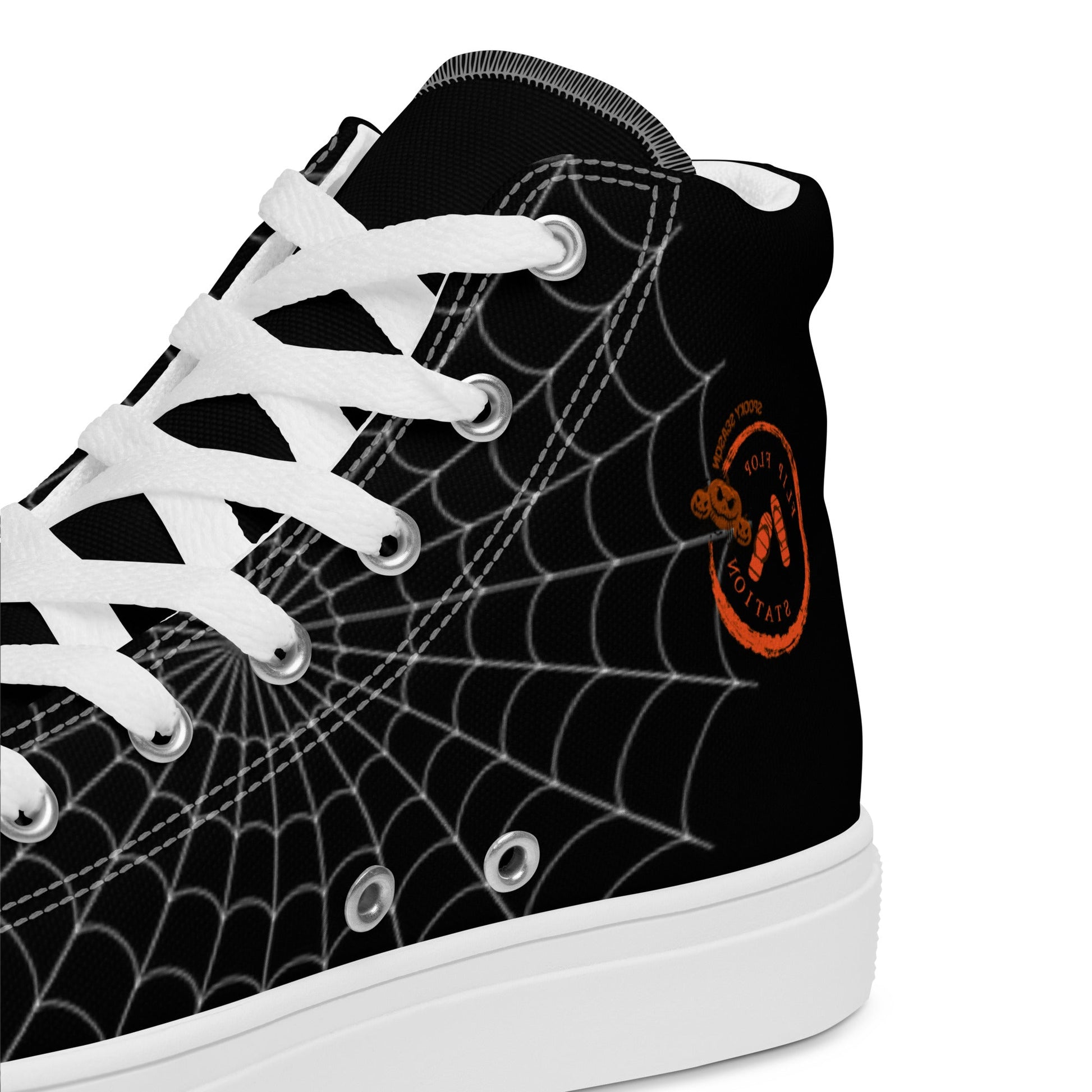 The Beautiful Witch - Halloween High top Canvas - Women