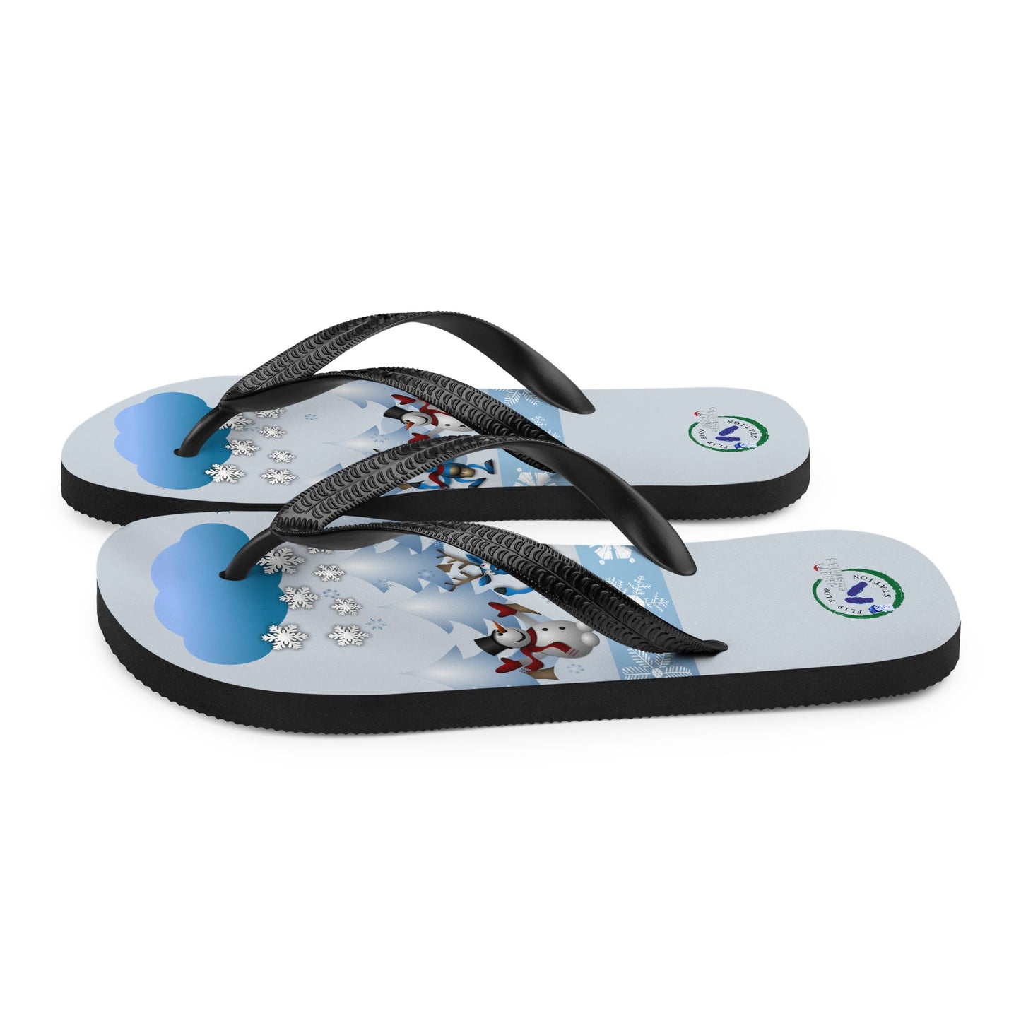 The Christmas Snow Band - Christmas Flip-Flops Designs