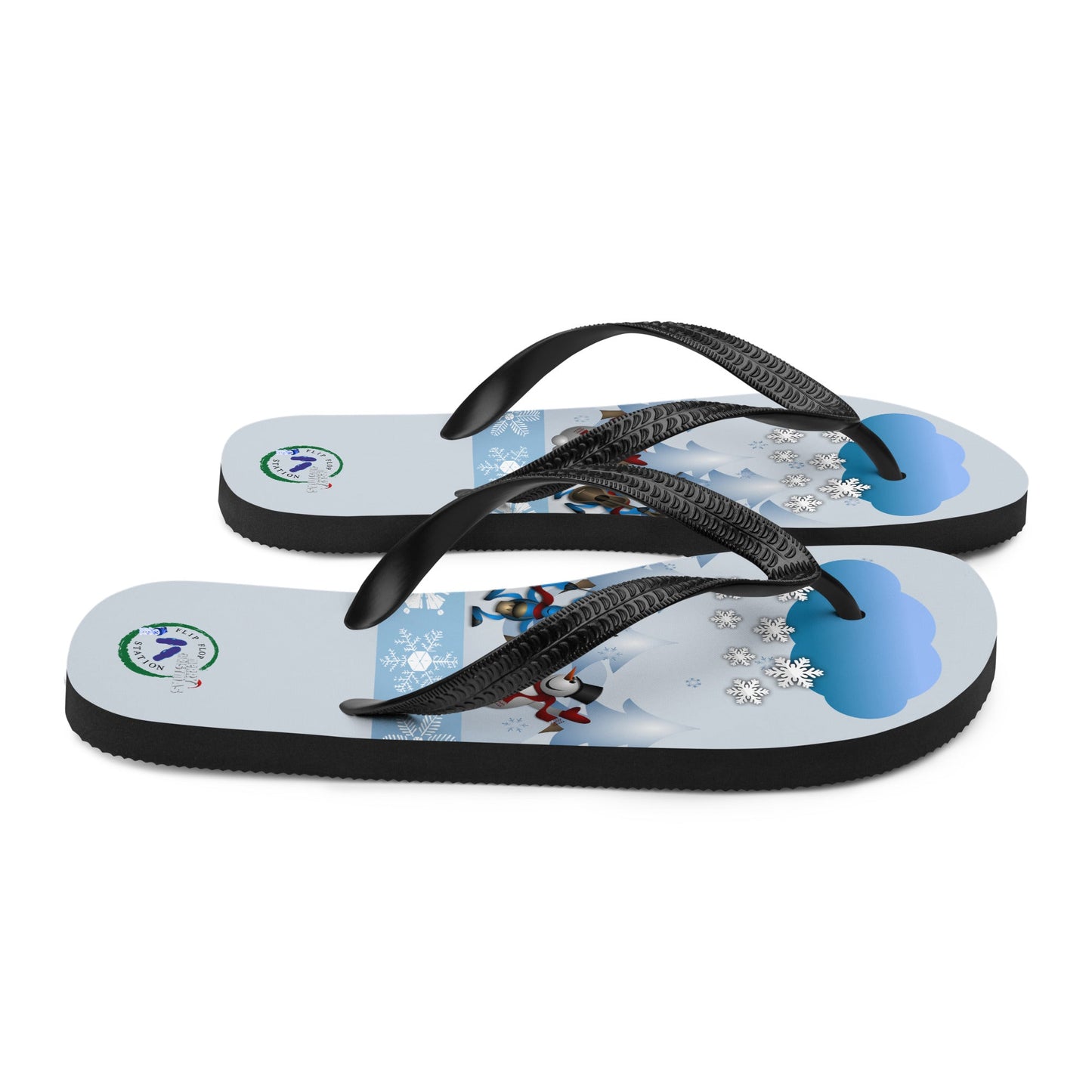 The Christmas Snow Band - Christmas Flip-Flops Designs