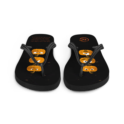 The Crazy Pumpkin - Halloween Flip-Flop Design