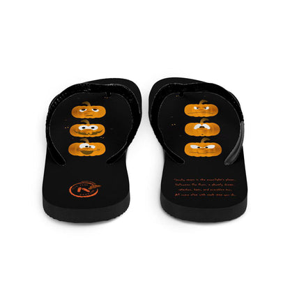 The Crazy Pumpkin - Halloween Flip-Flop Design