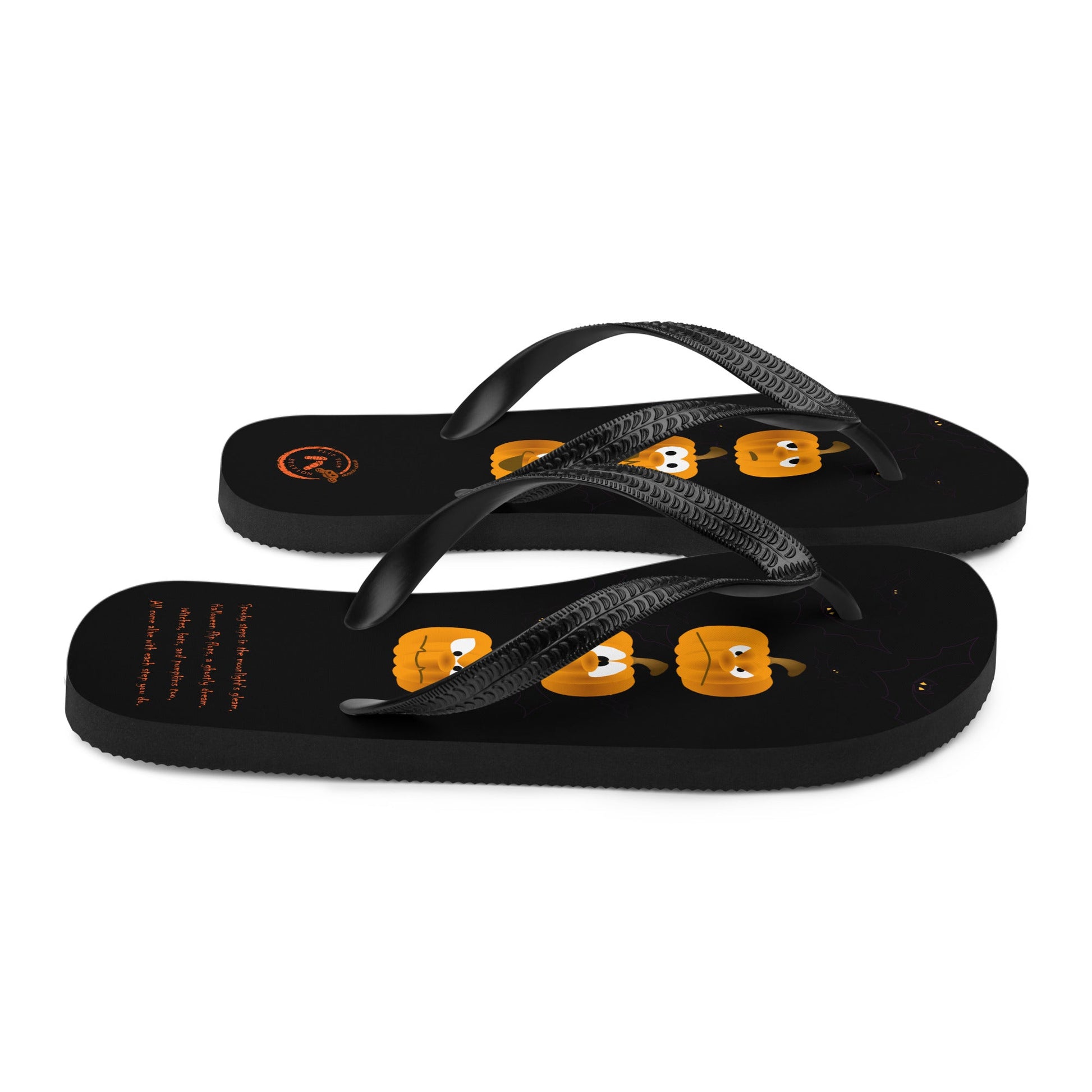 The Crazy Pumpkin - Halloween Flip-Flop Design