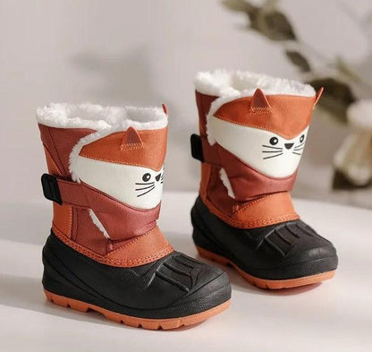 The Fox & the Panda - Children's Winter Boots