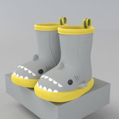 The Friendly Shark Kids Rain Boots