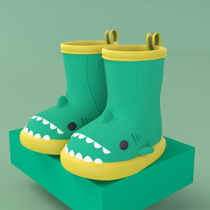 The Friendly Shark Kids Rain Boots