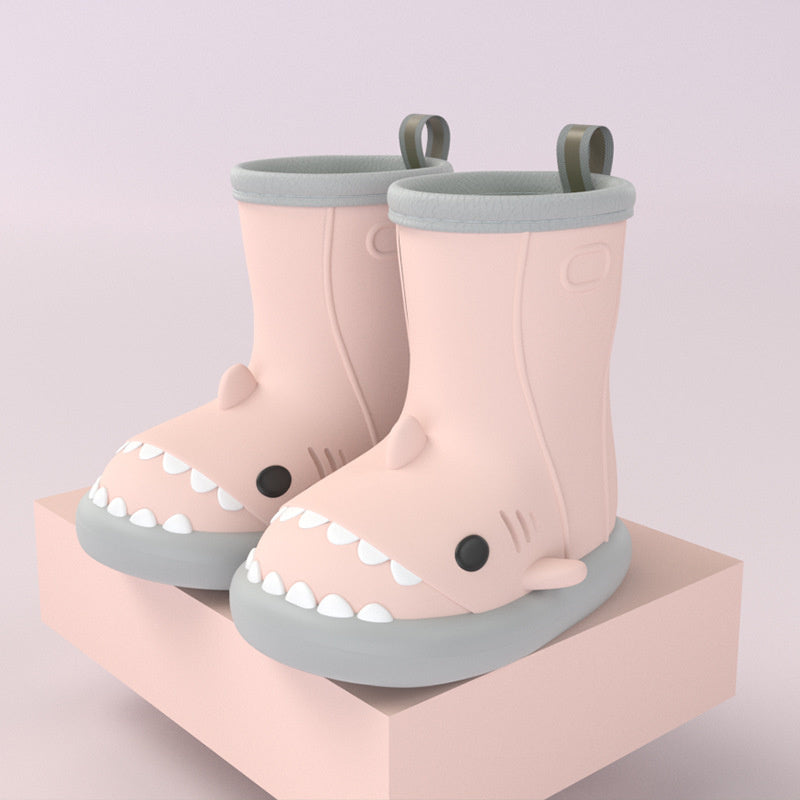 The Friendly Shark Kids Rain Boots