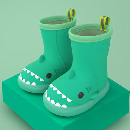 The Friendly Shark Kids Rain Boots