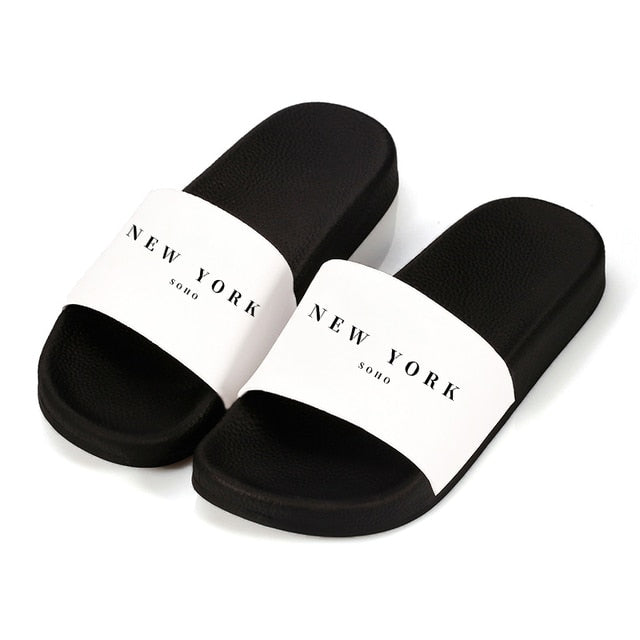 The New York Girl Women's Slider Sandals