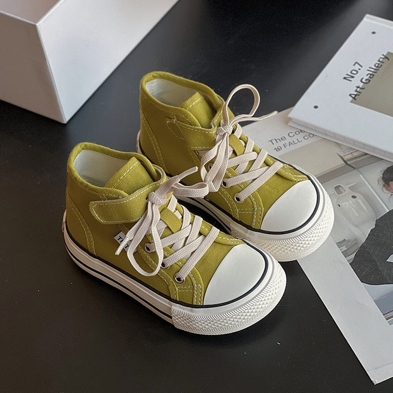 The One Coloured - High Top Canvas for kids