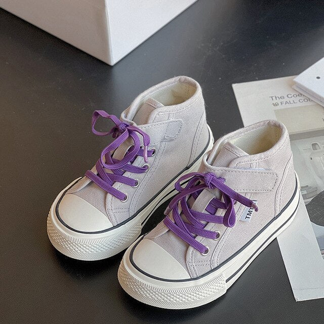 The One Coloured - High Top Canvas for kids