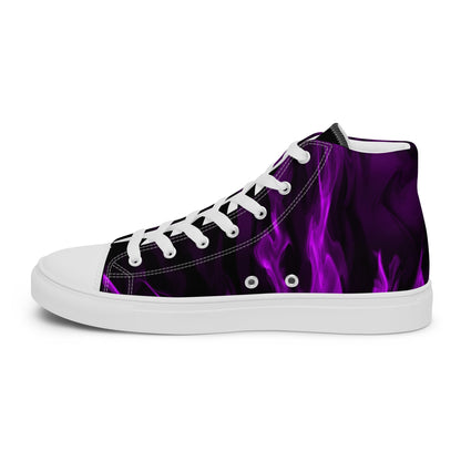 The Passion in the Monkey's heart high top canvas shoes