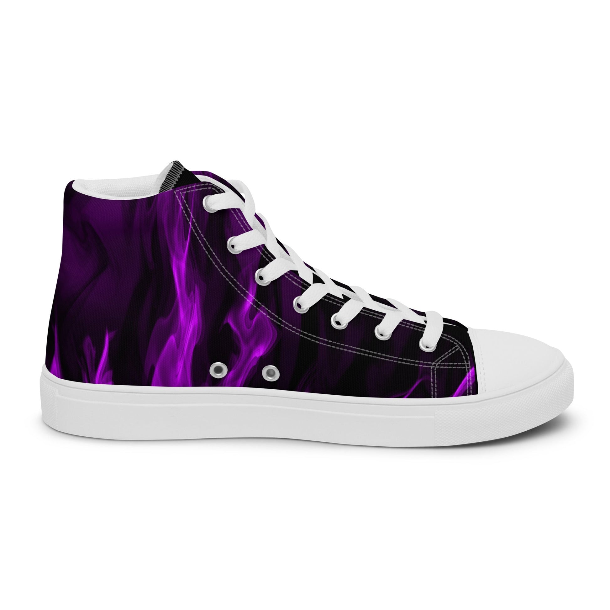 The Passion in the Monkey's heart high top canvas shoes