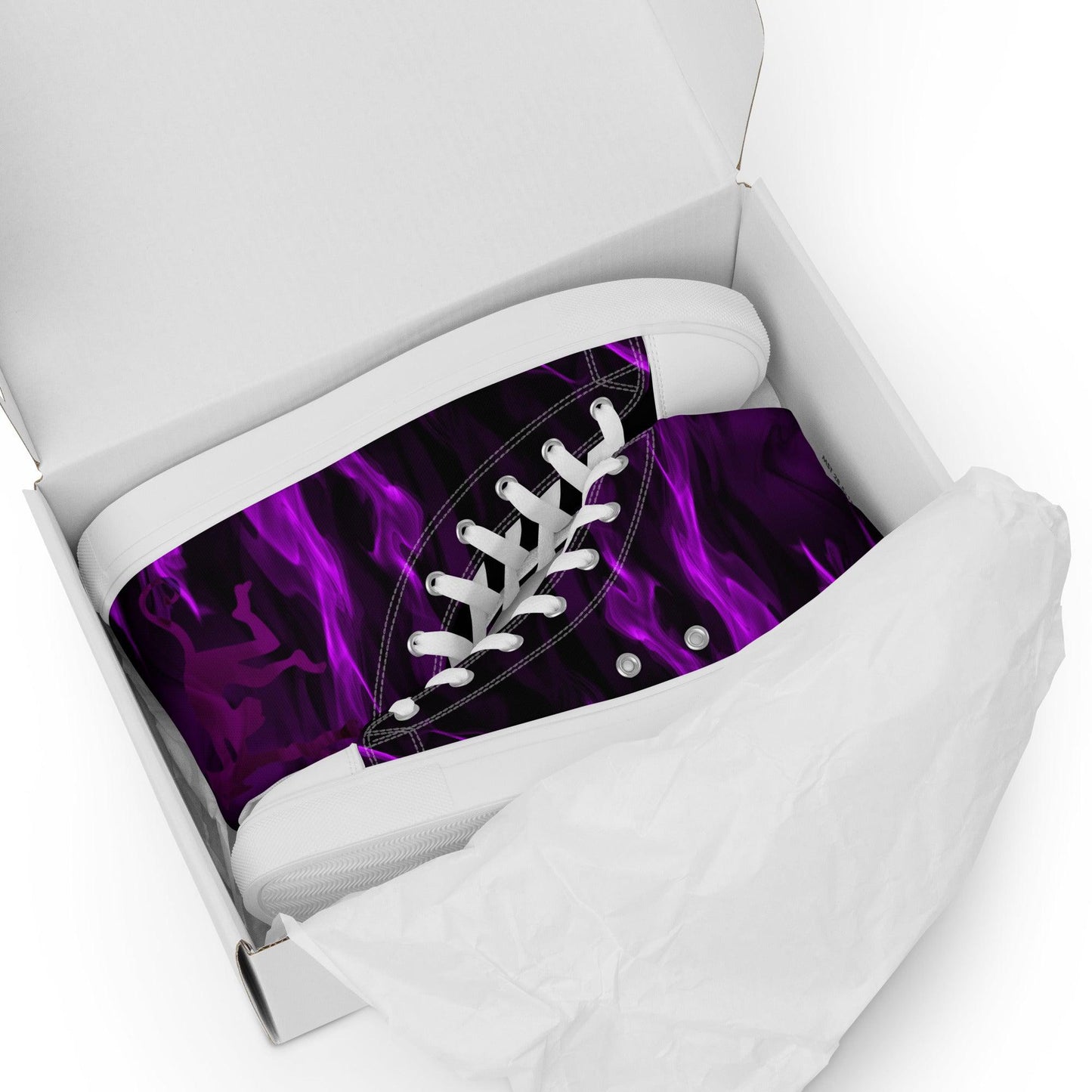 The Passion in the Monkey's heart high top canvas shoes