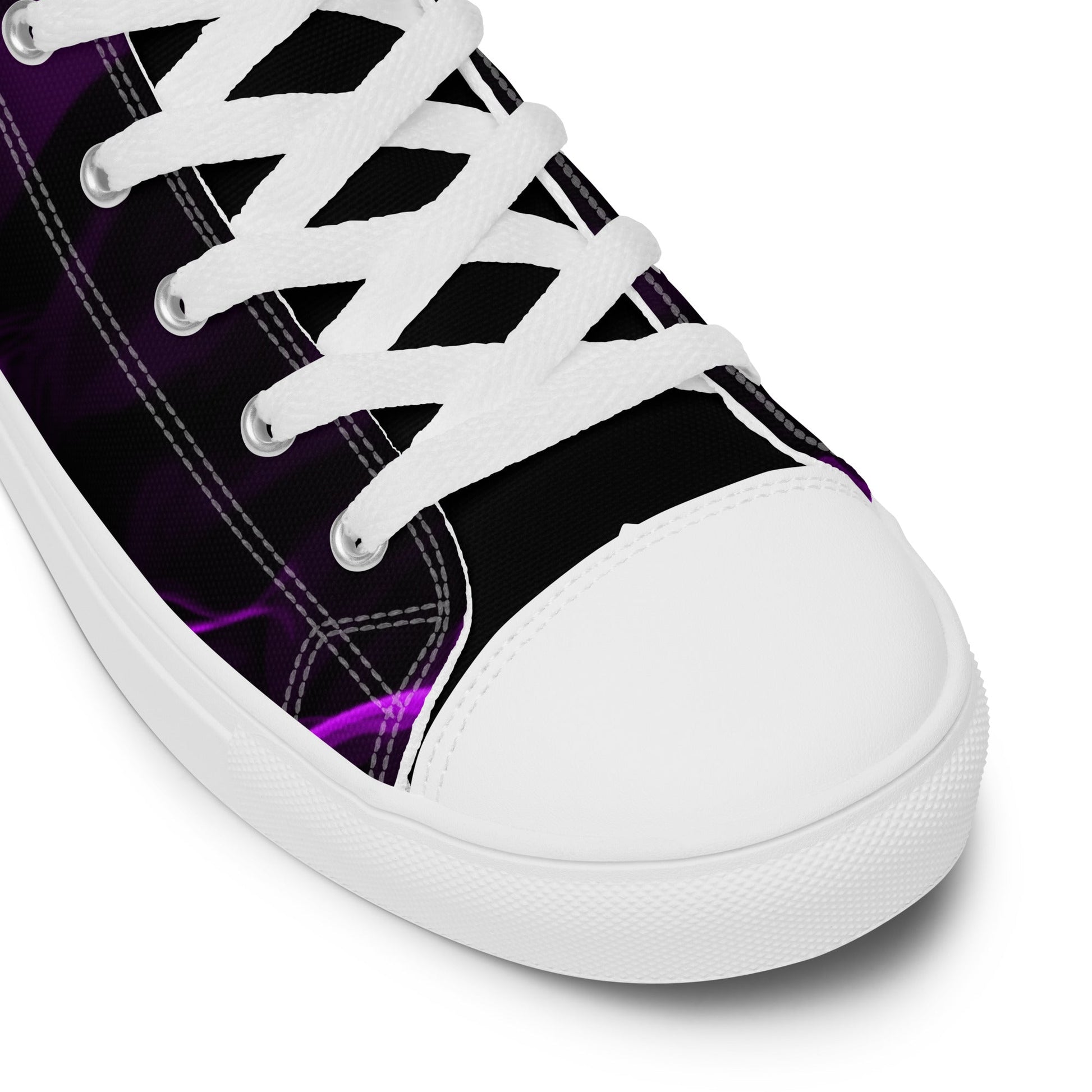 The Passion in the Monkey's heart high top canvas shoes