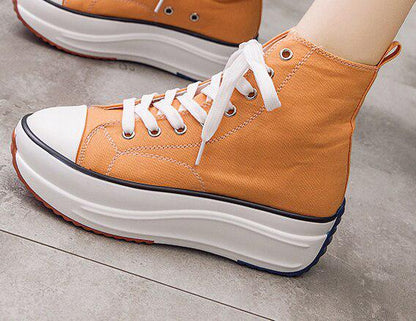 The Platform High Top Canvas Women