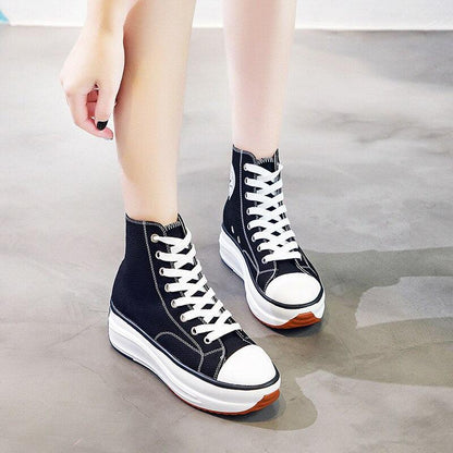 The Platform High Top Canvas Women