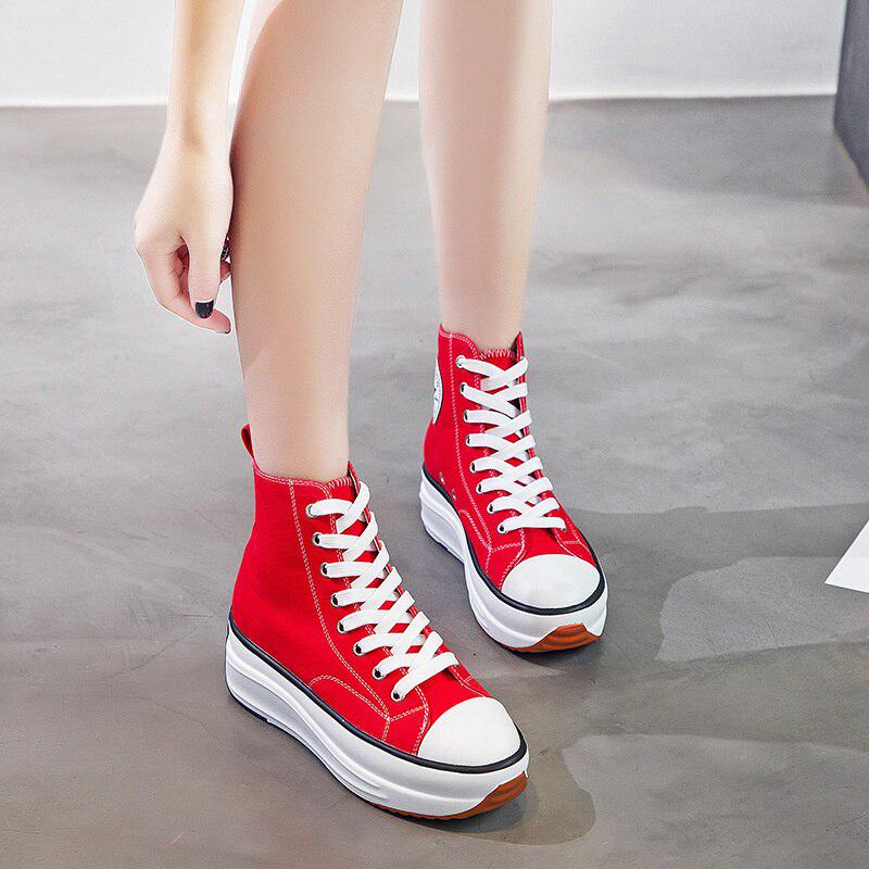 The Platform High Top Canvas Women