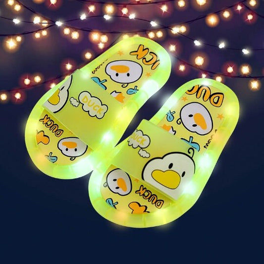 The Shiny Duckling Luminous Led kid's sliders