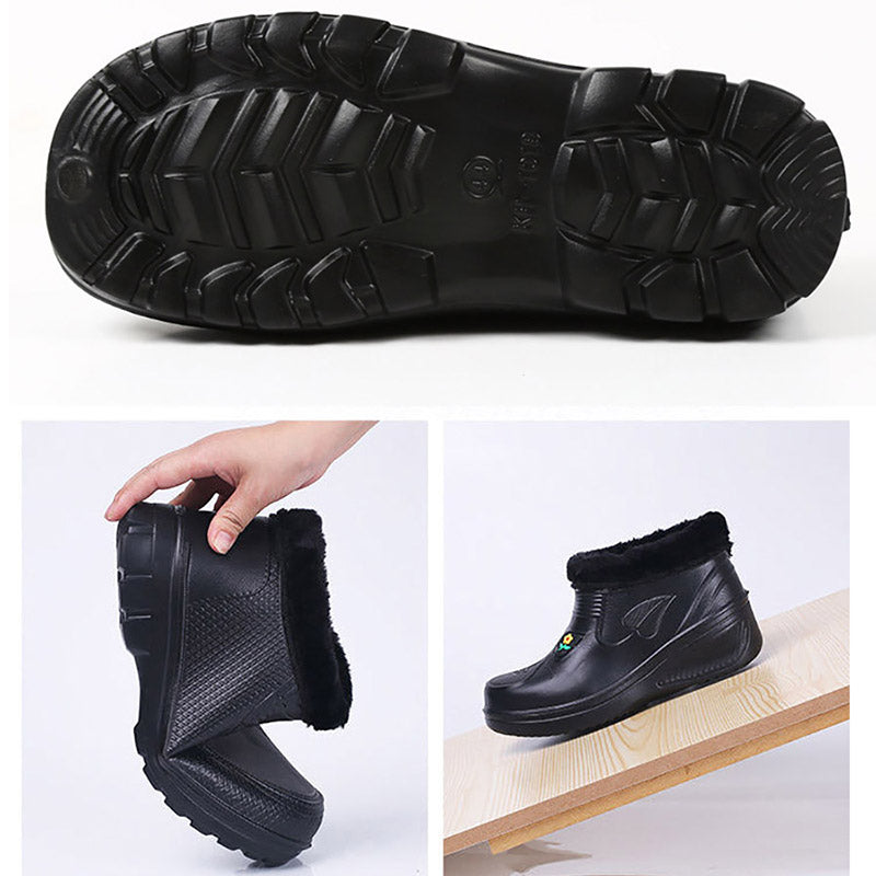 The WP Slip On Ankle Weather Water Proof Boots