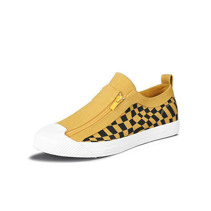 The Zipper - Men's slip-on canvas sneakers