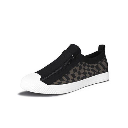 The Zipper - Men's slip-on canvas sneakers