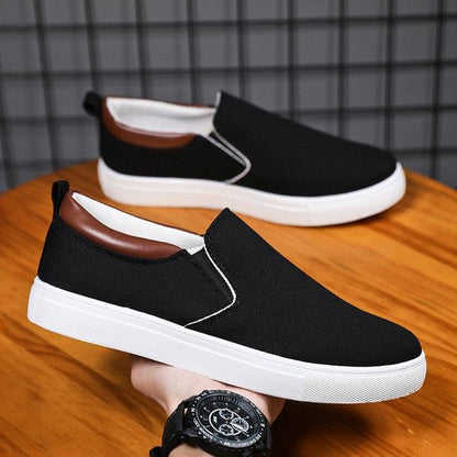 The smart Heel men's slip-on canvas shoes