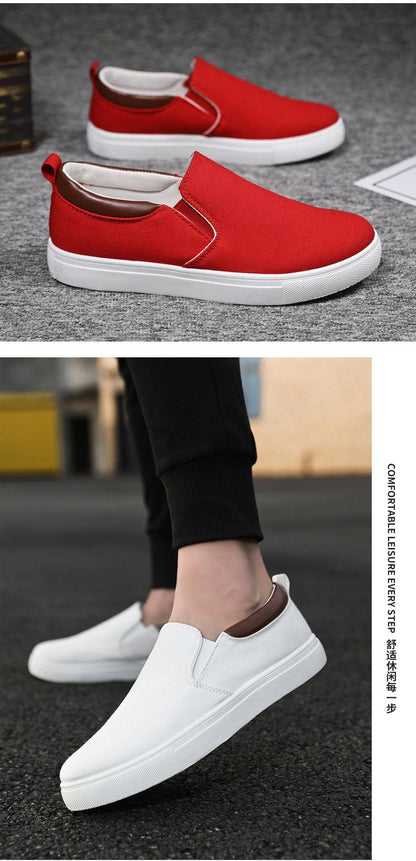 The smart Heel men's slip-on canvas shoes