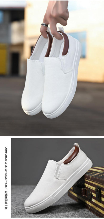 The smart Heel men's slip-on canvas shoes