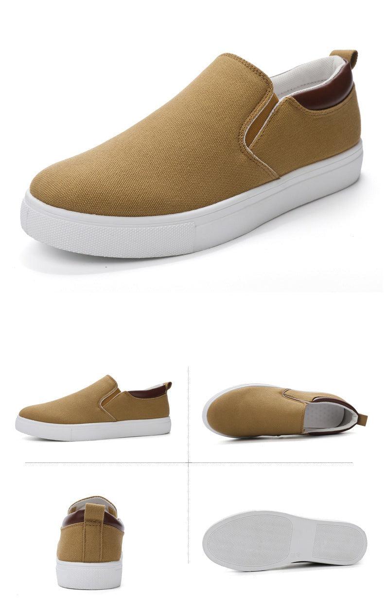 The smart Heel men's slip-on canvas shoes