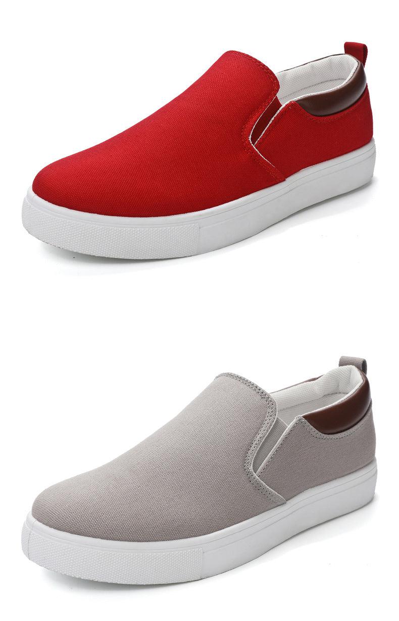 The smart Heel men's slip-on canvas shoes