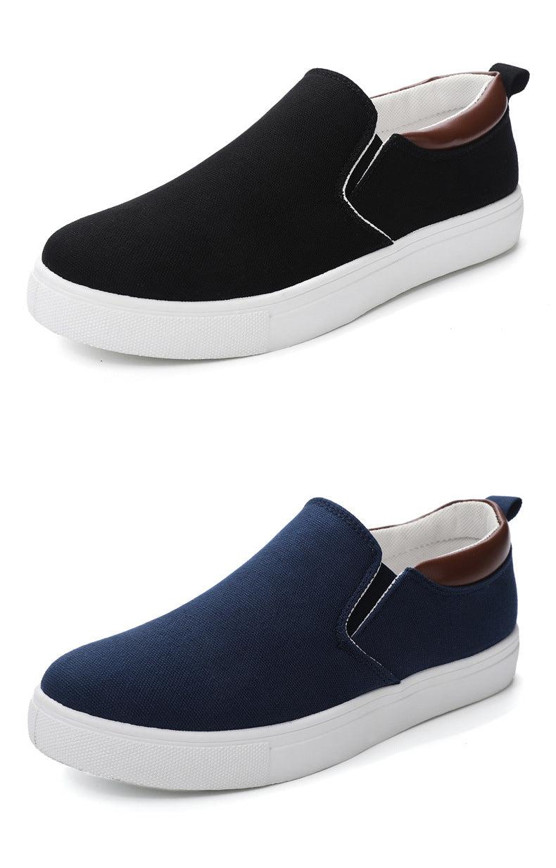 The smart Heel men's slip-on canvas shoes