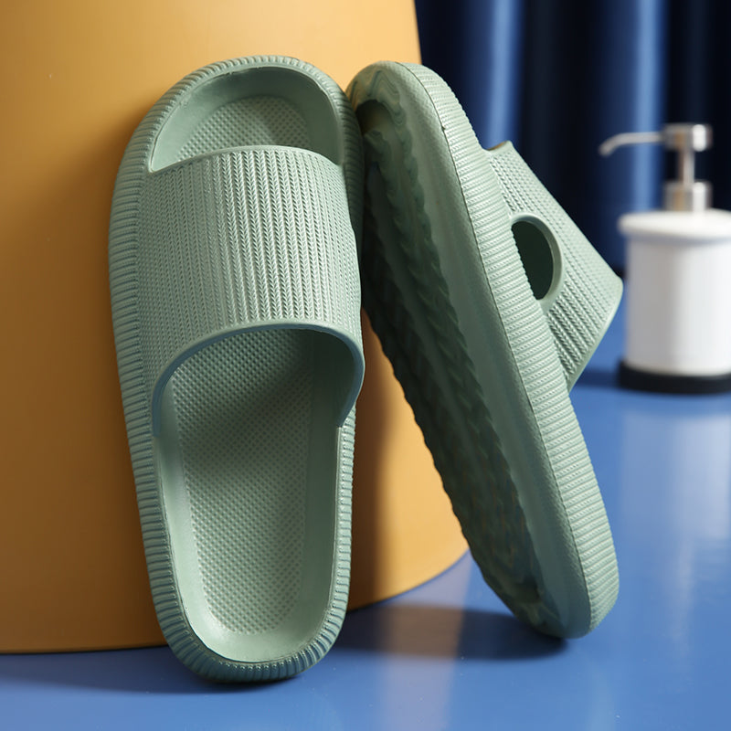 Thick Sole Colorful Slippers - Unisex Slider Sandals